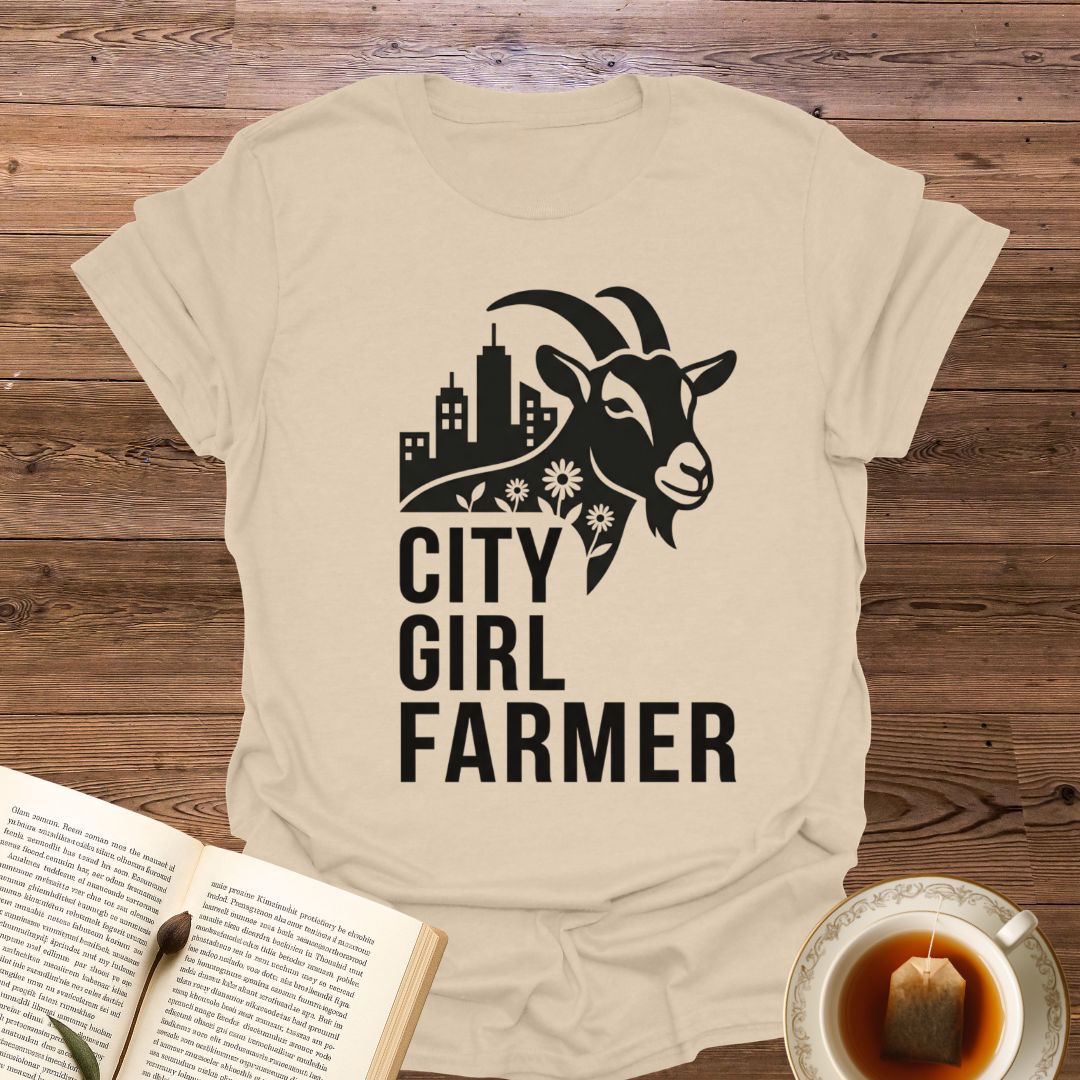 City Girl Farmer Goat T-Shirt