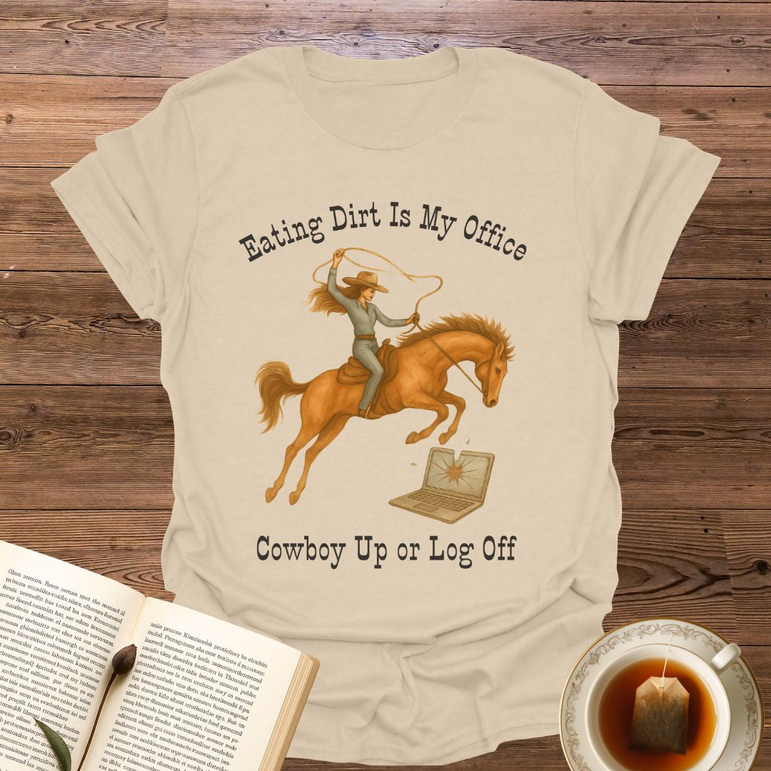 Cowboy Up Or Log Off T-Shirt