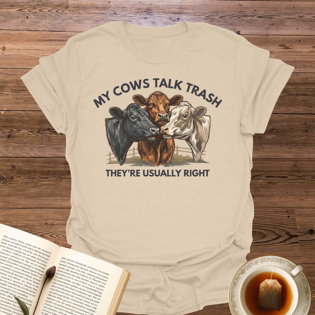 My Cows Talk Trash T-Shirt