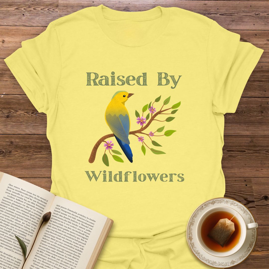 Raised by Wildflowers, Bird T-Shirt