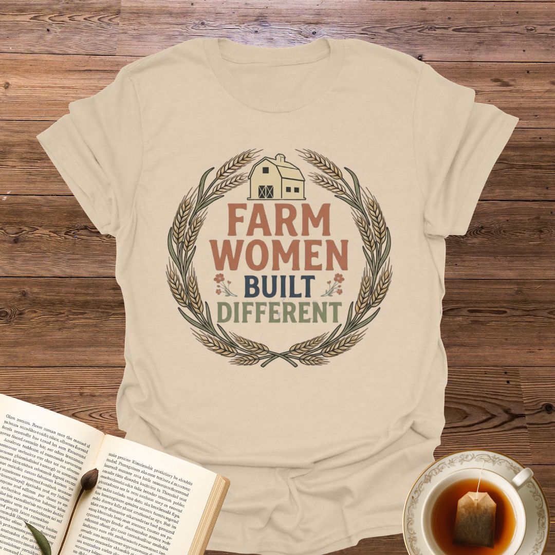 Farm Women Built Different T-Shirt