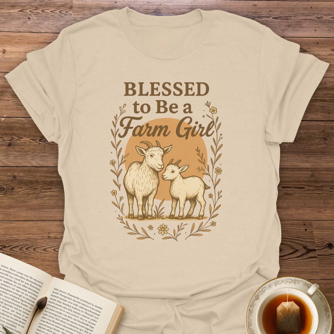 Blessed To Be A Farm Girl T-Shirt