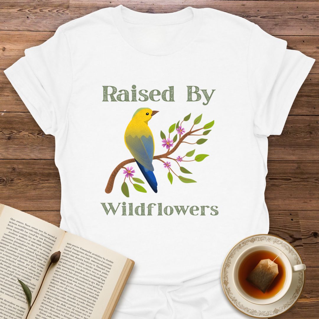 Raised by Wildflowers, Bird T-Shirt