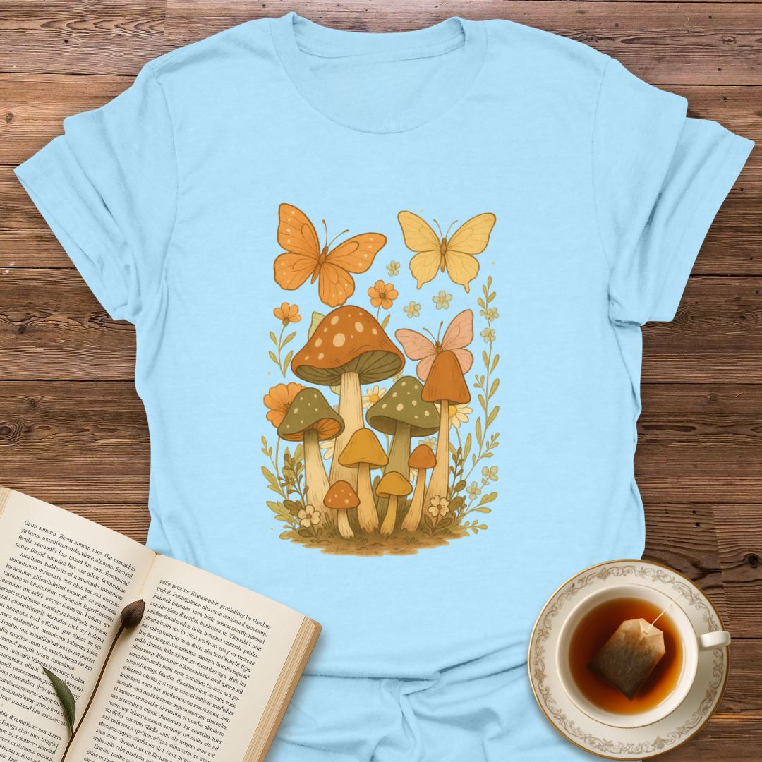 Butterflies & Mushrooms- Classic T-Shirt