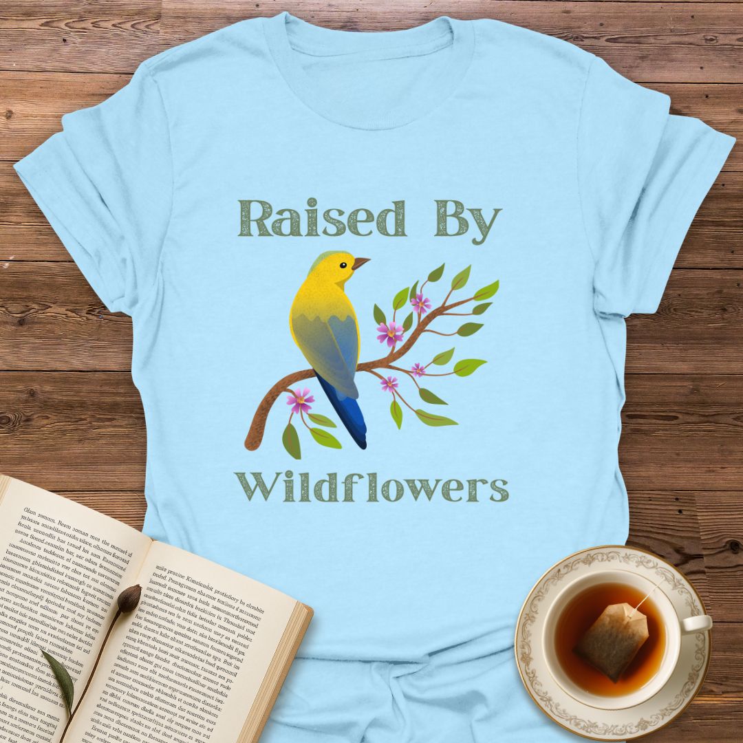Raised by Wildflowers, Bird T-Shirt