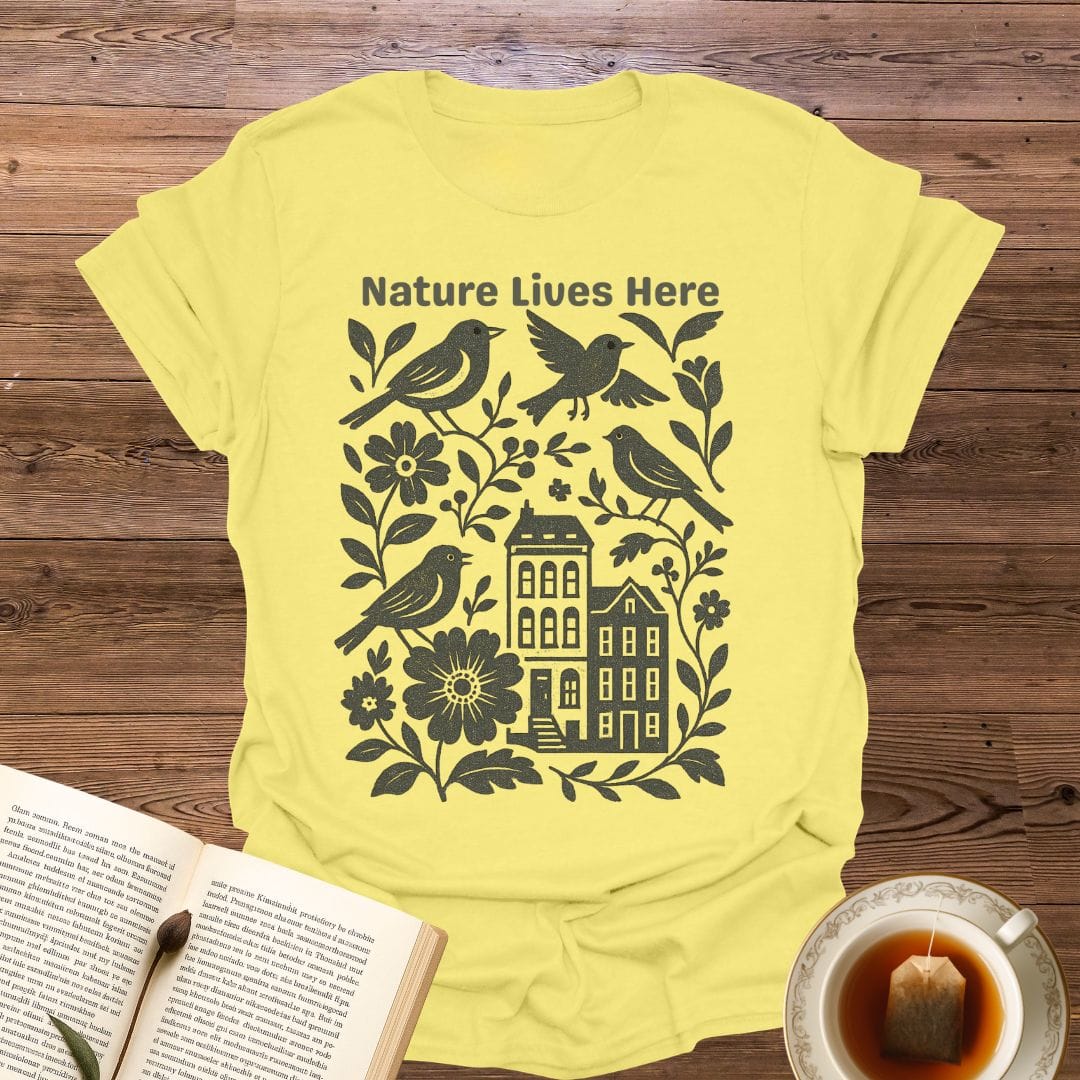 Nature Lives Here T-Shirt