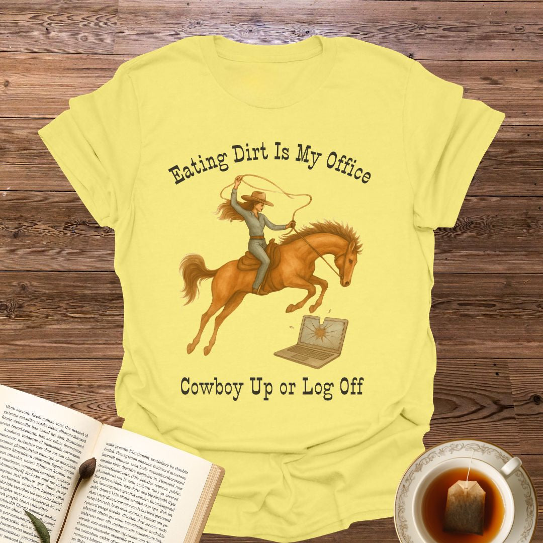 Cowboy Up Or Log Off T-Shirt