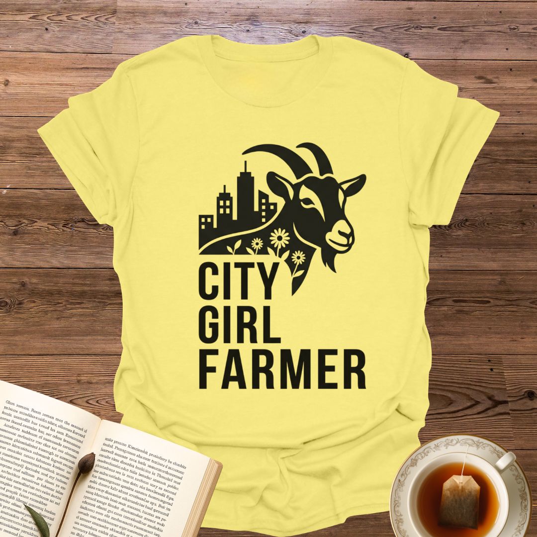 City Girl Farmer Goat T-Shirt