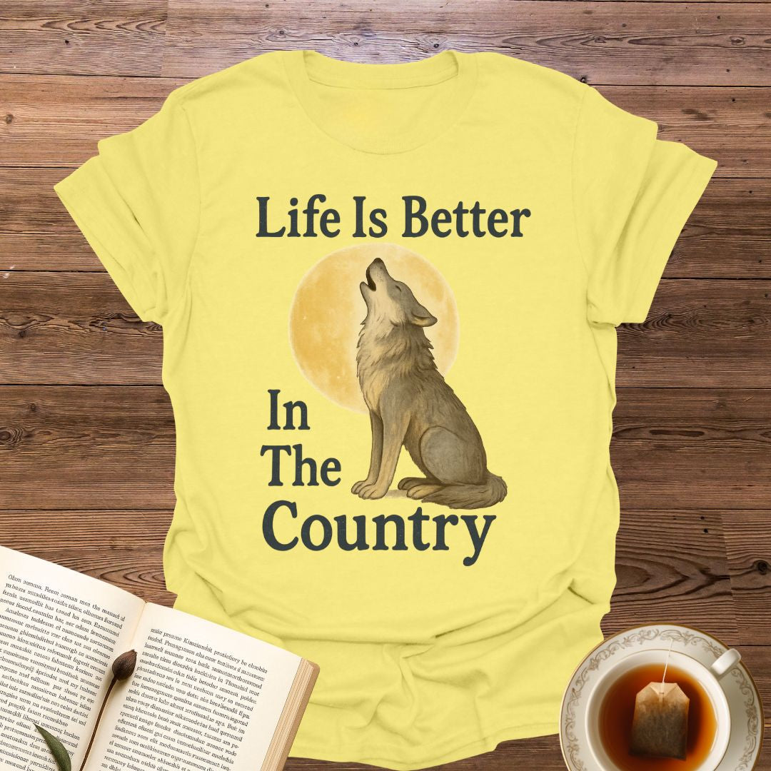 Life Is Better Wolf - Classic T-Shirt