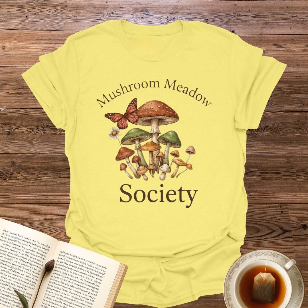 Mushrooms Meadow Society T-Shirt