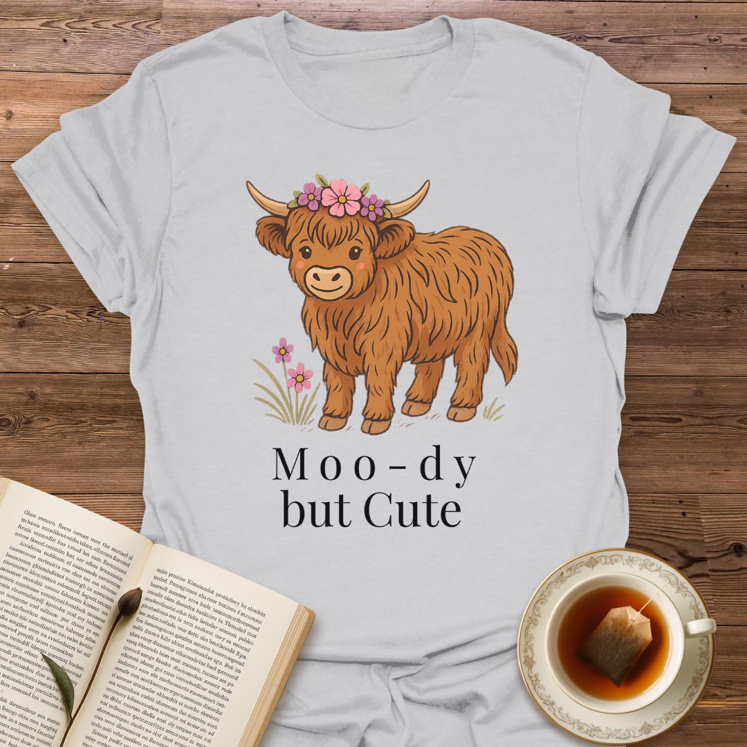 Moo-dy But Cute - Classic T-Shirt