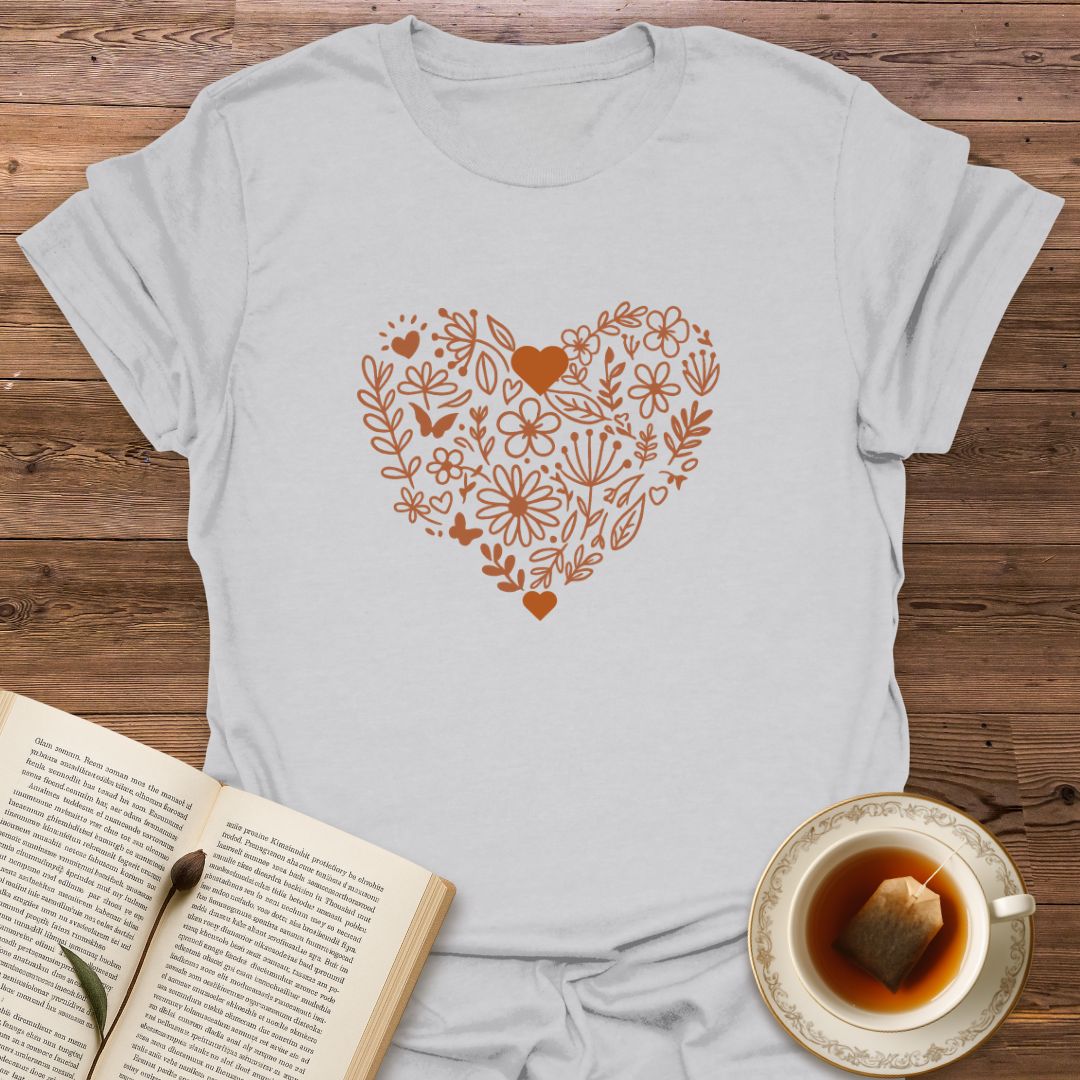 Flower Heart - Classic T-Shirt