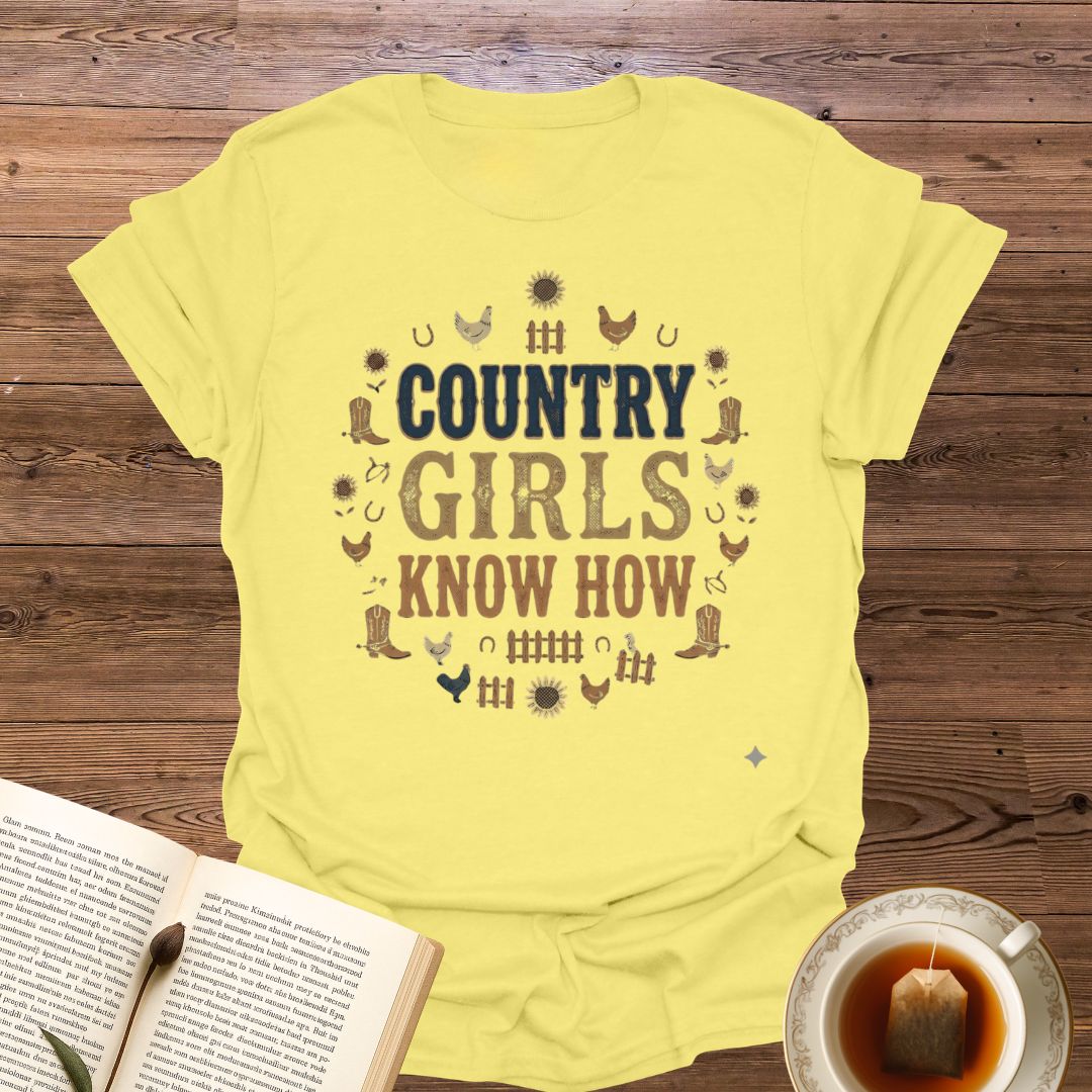 Country Girls Know How T-Shirt