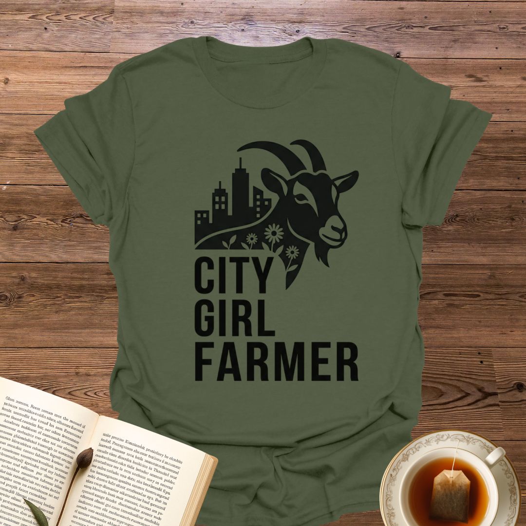 City Girl Farmer Goat T-Shirt