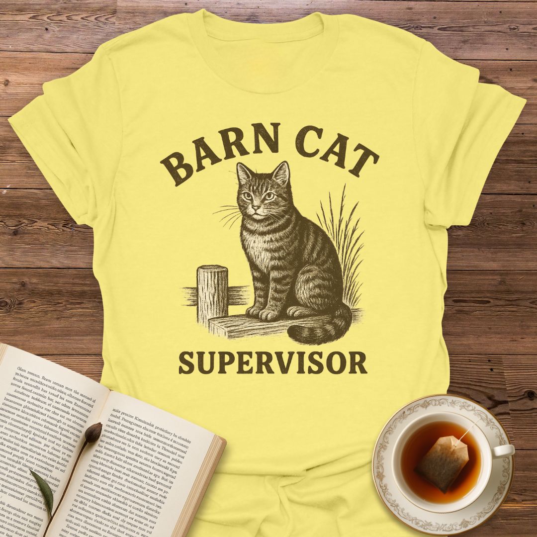 Barn Cat Supervisor - Classic T-Shirt