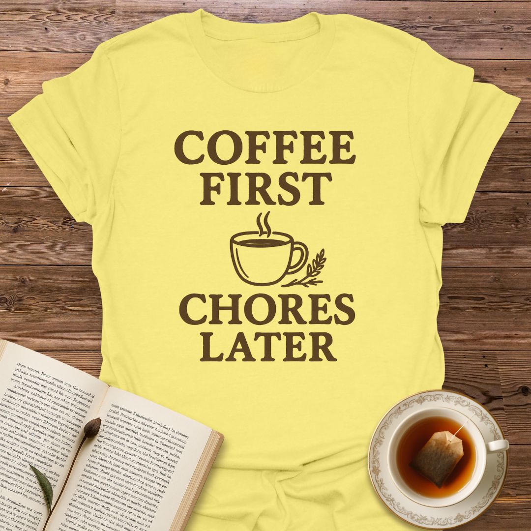 Coffee First - Classic T-Shirt
