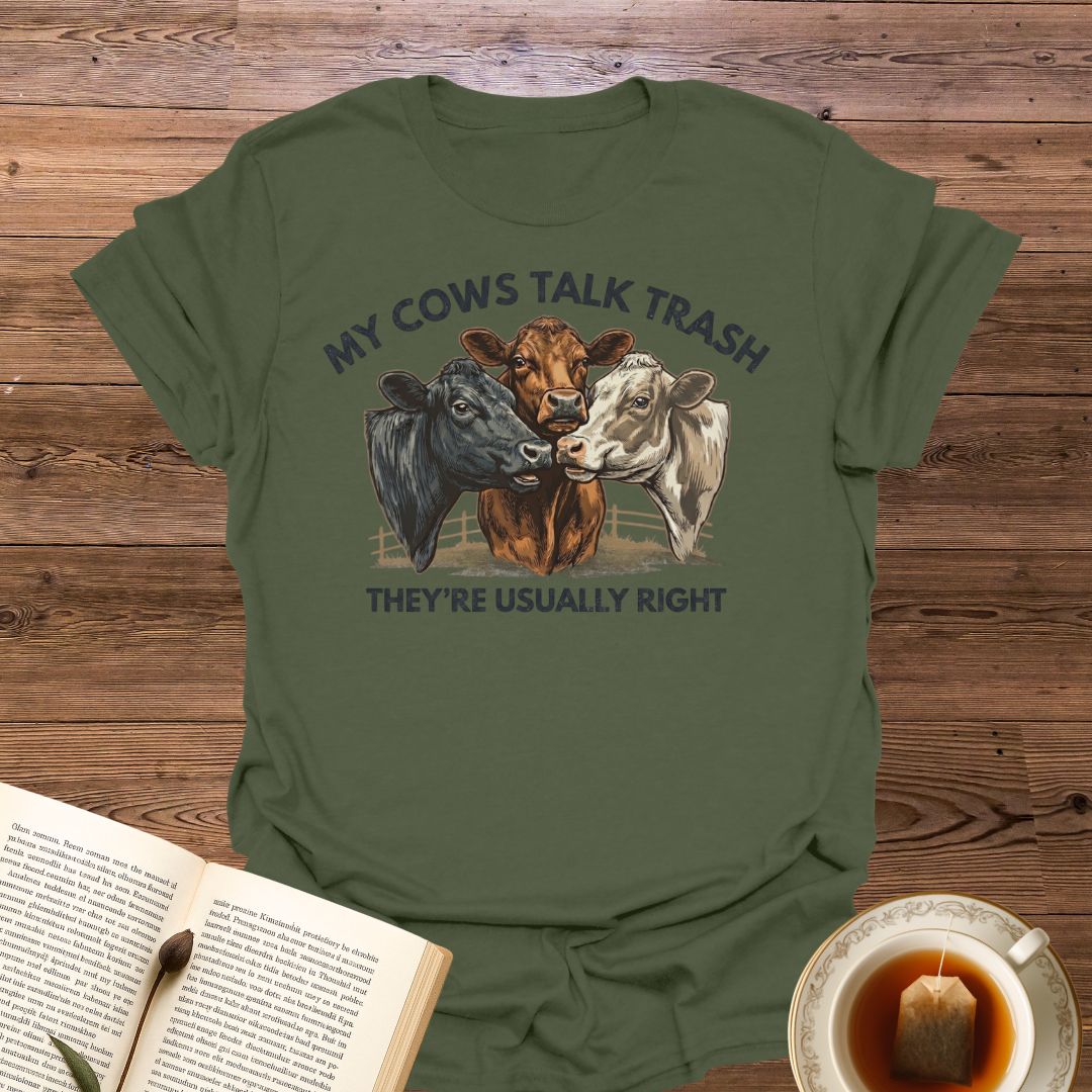 My Cows Talk Trash T-Shirt