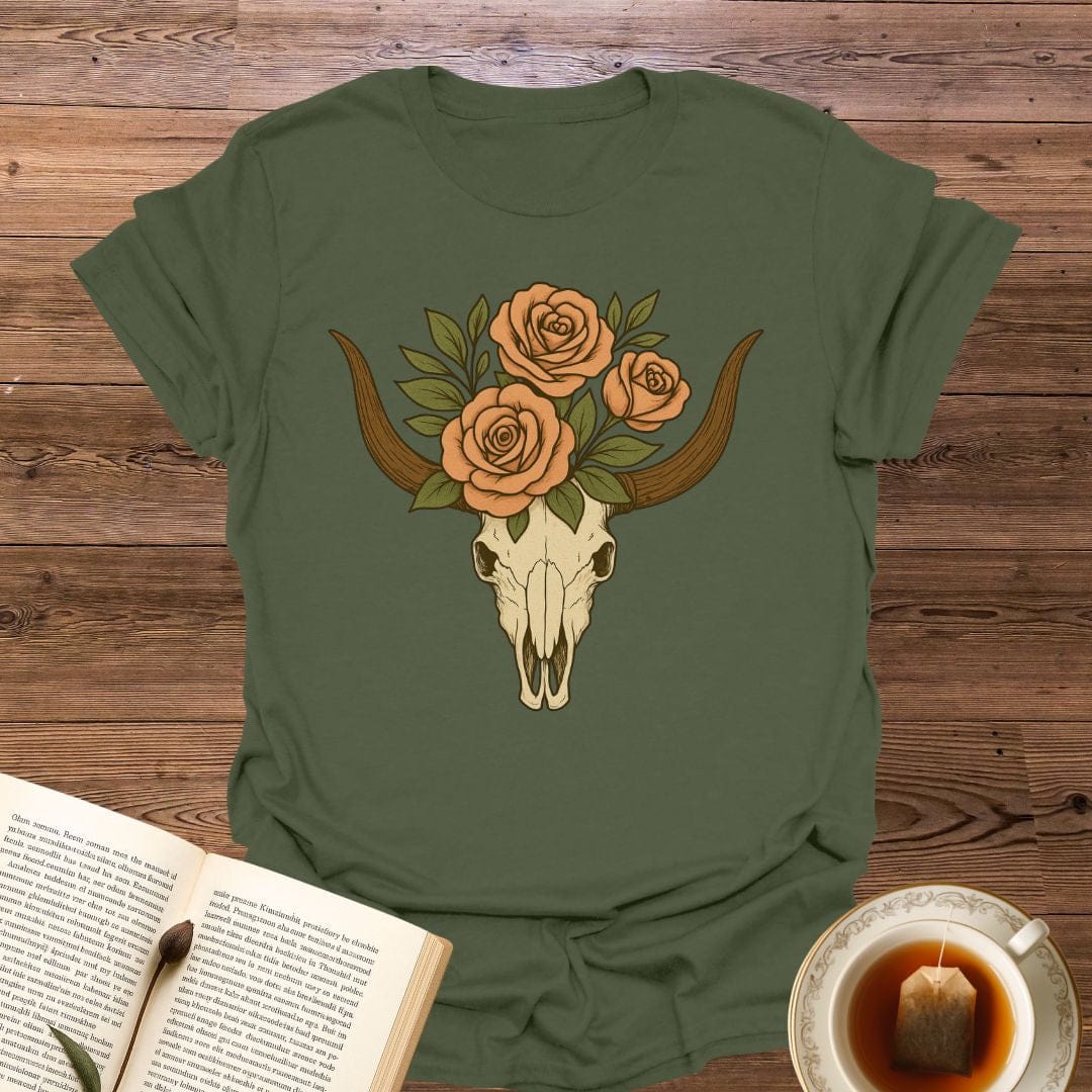 Desert Rose Longhorn T-Shirt