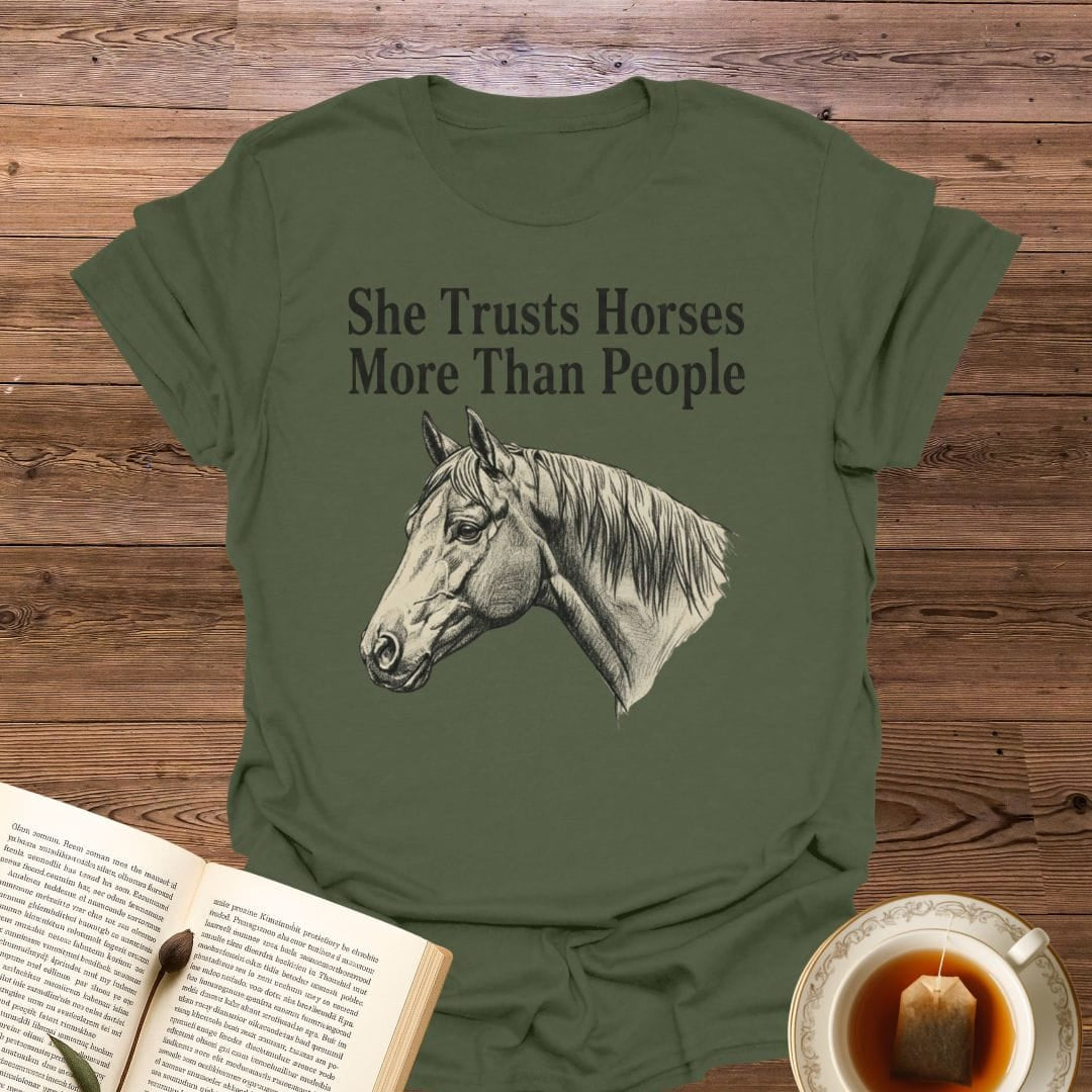 She Trust Horses T-Shirt