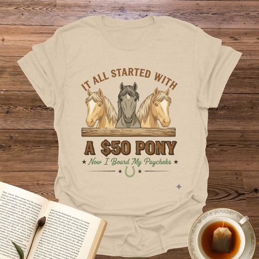 $50 Pony T-Shirt