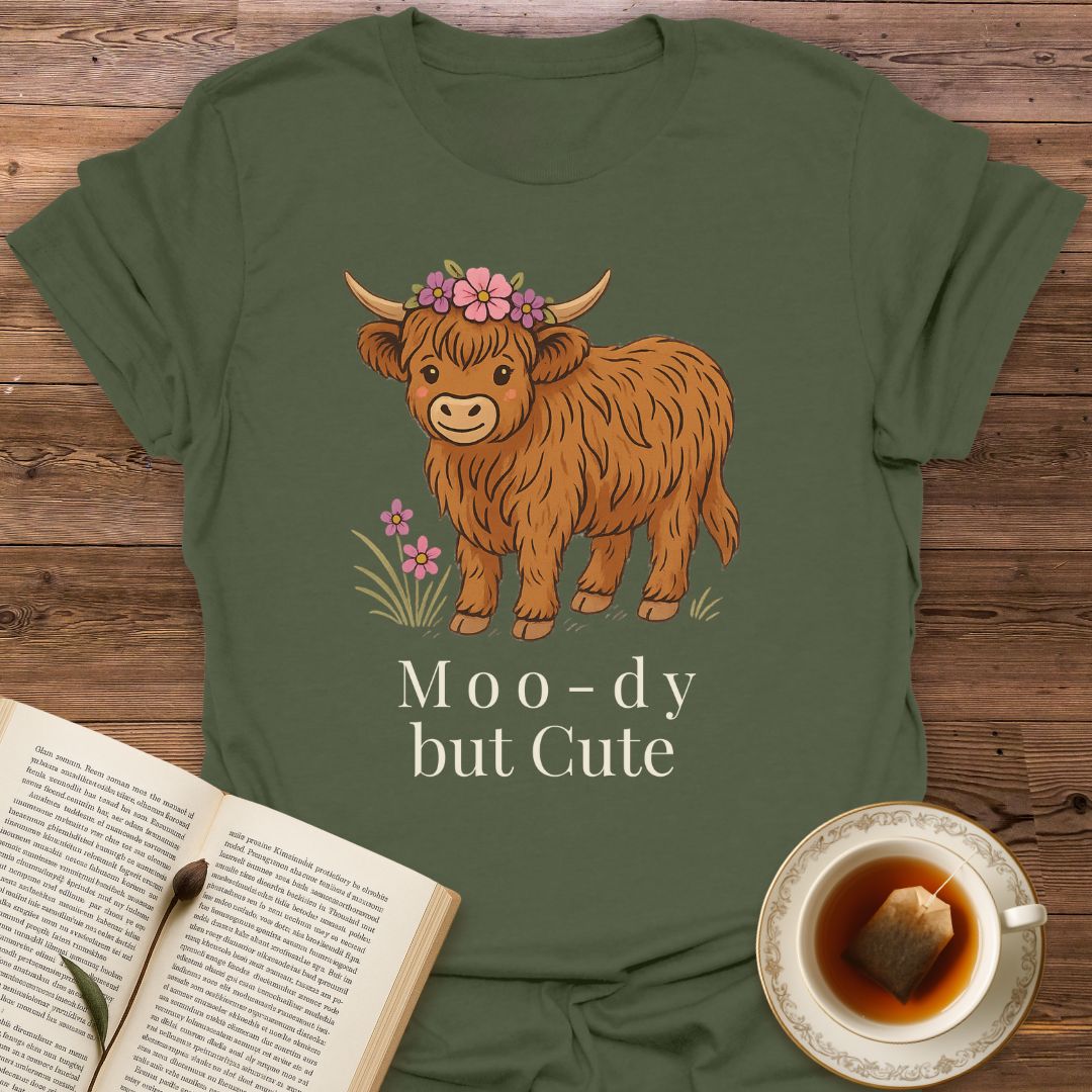 Moo-dy But Cute - Classic T-Shirt