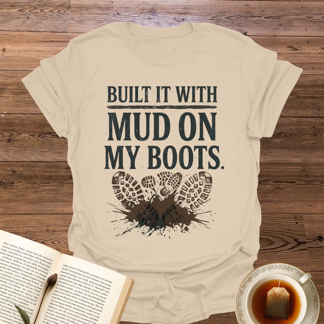 Built It With Mud On My Boots T-Shirt