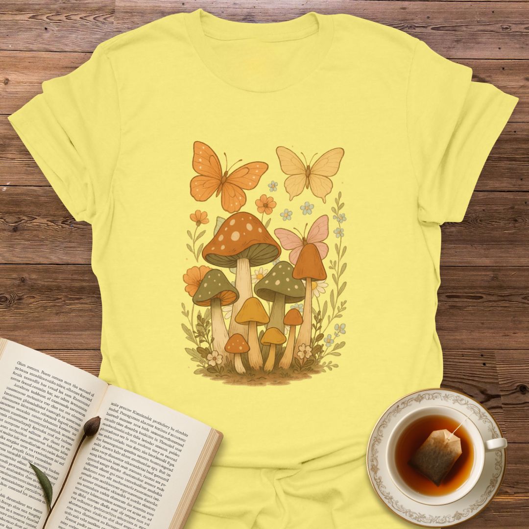 Butterflies & Mushrooms- Classic T-Shirt