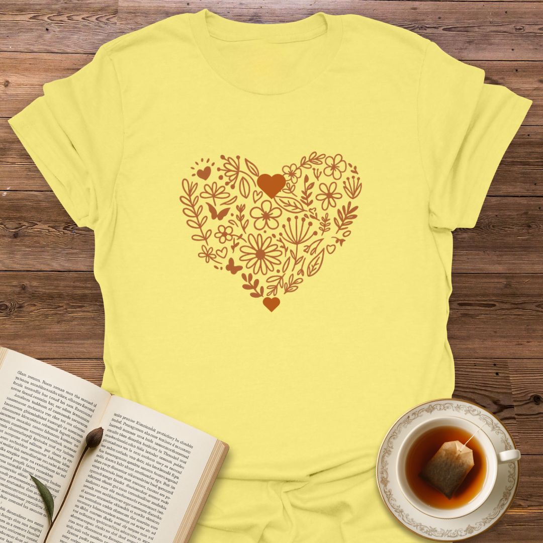 Flower Heart - Classic T-Shirt