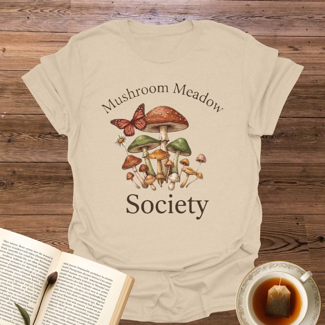 Mushrooms Meadow Society T-Shirt