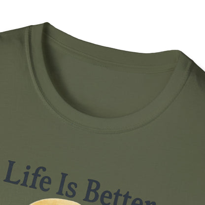 Life Is Better Wolf - Classic T-Shirt