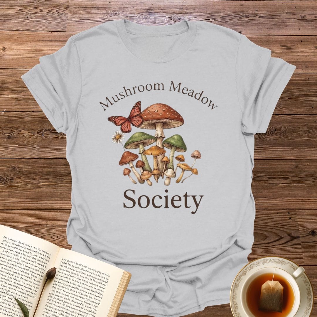 Mushrooms Meadow Society T-Shirt