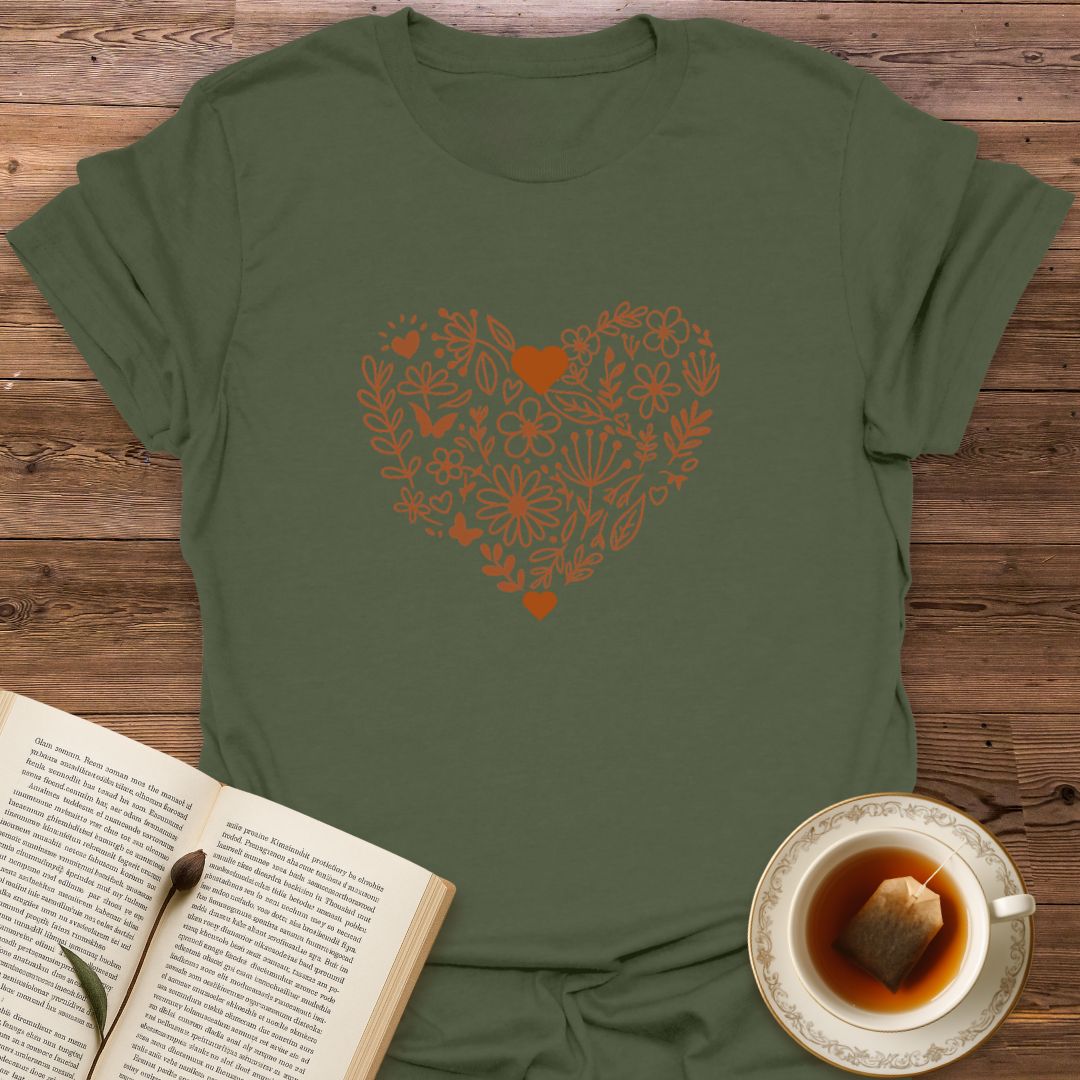 Flower Heart - Classic T-Shirt