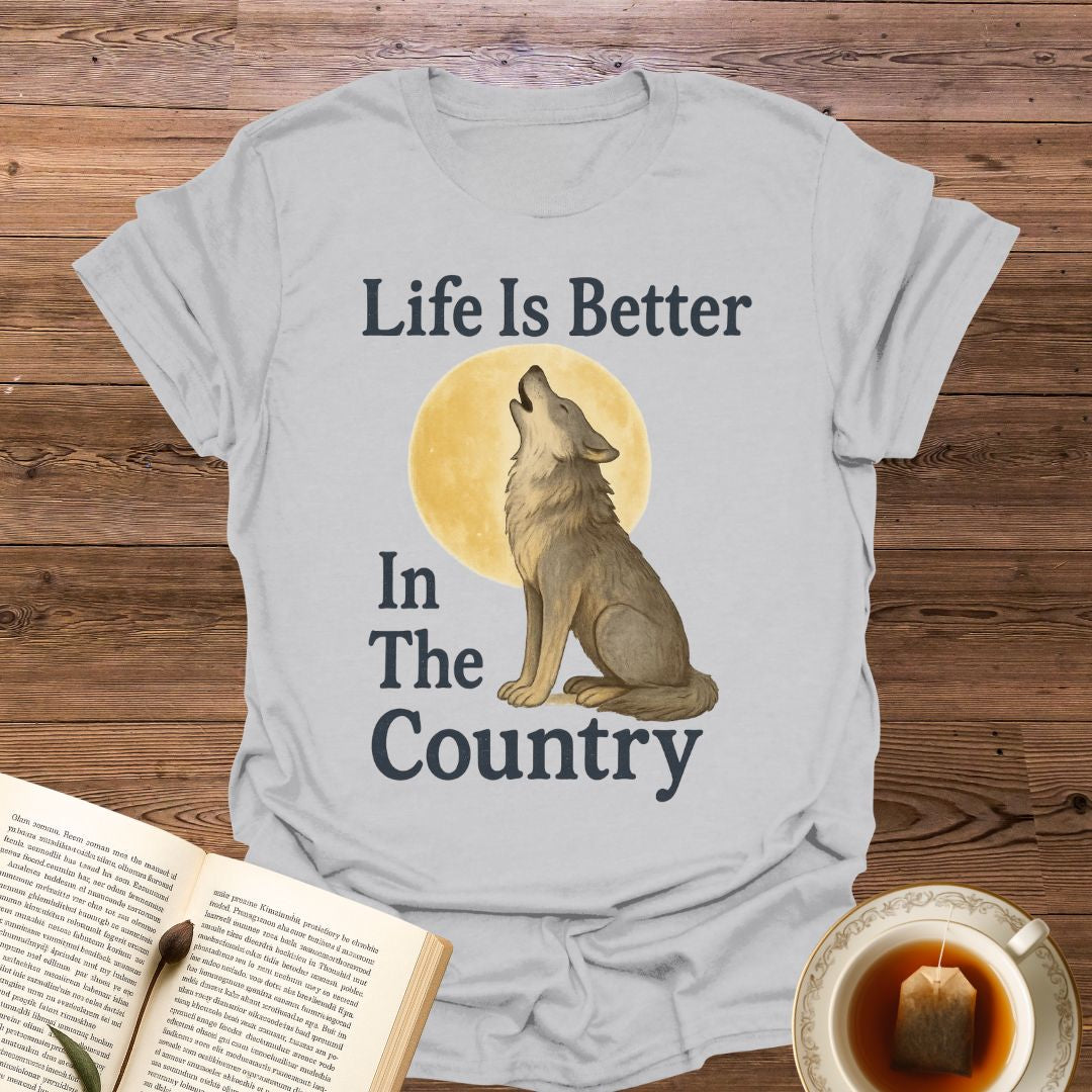Life Is Better Wolf - Classic T-Shirt