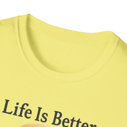Life Is Better Wolf - Classic T-Shirt