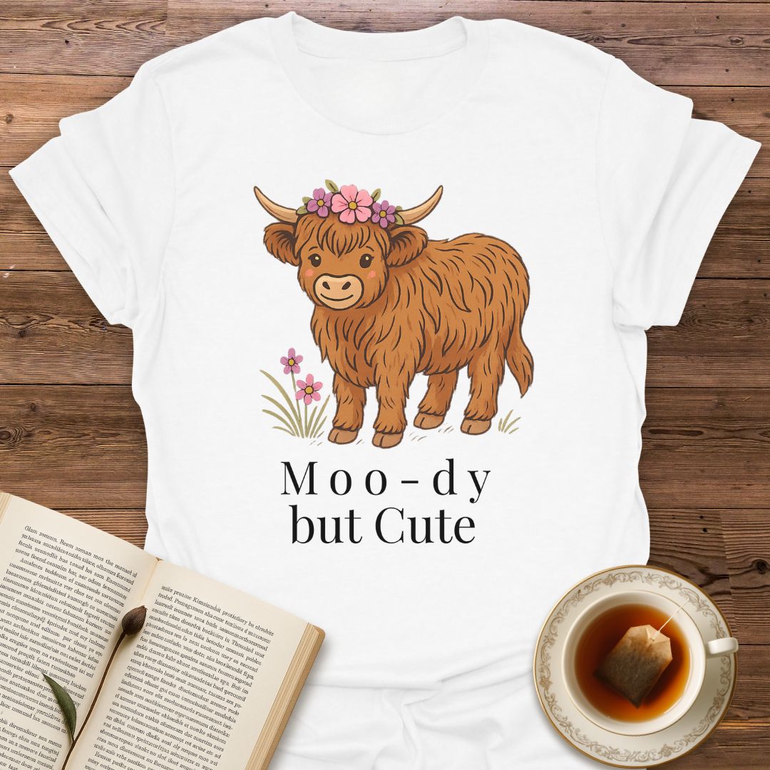 Moo-dy But Cute - Classic T-Shirt