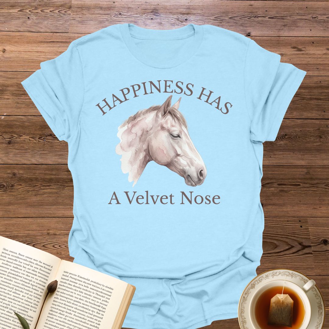 Happiness Has A Velvet Nose T-Shirt