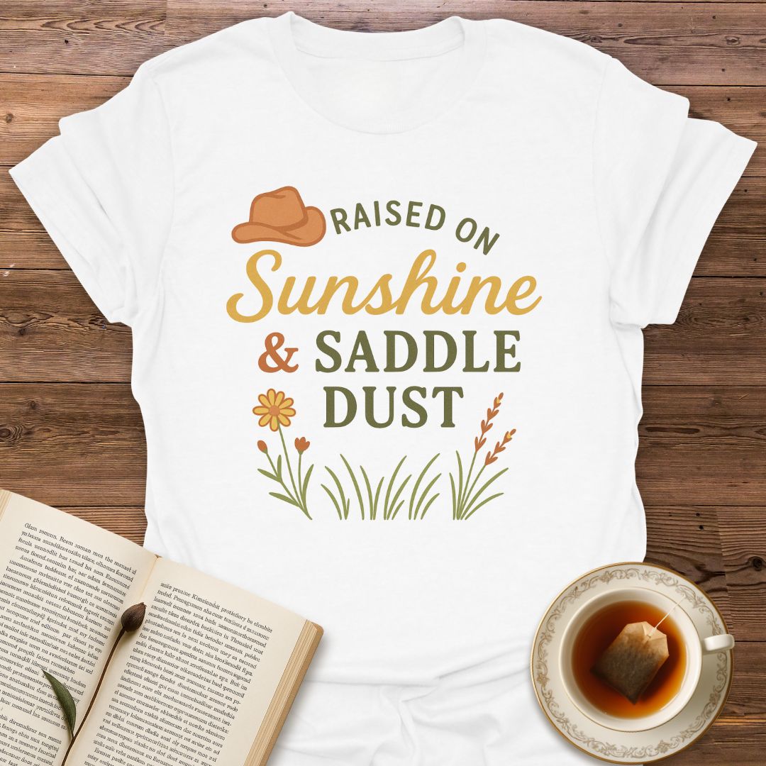 Raised On Sunshine & Saddle Dust - Classic T-Shirt