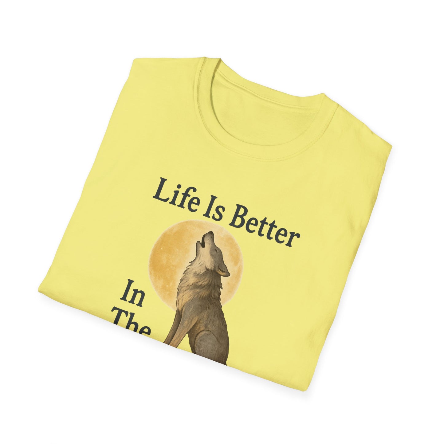 Life Is Better Wolf - Classic T-Shirt