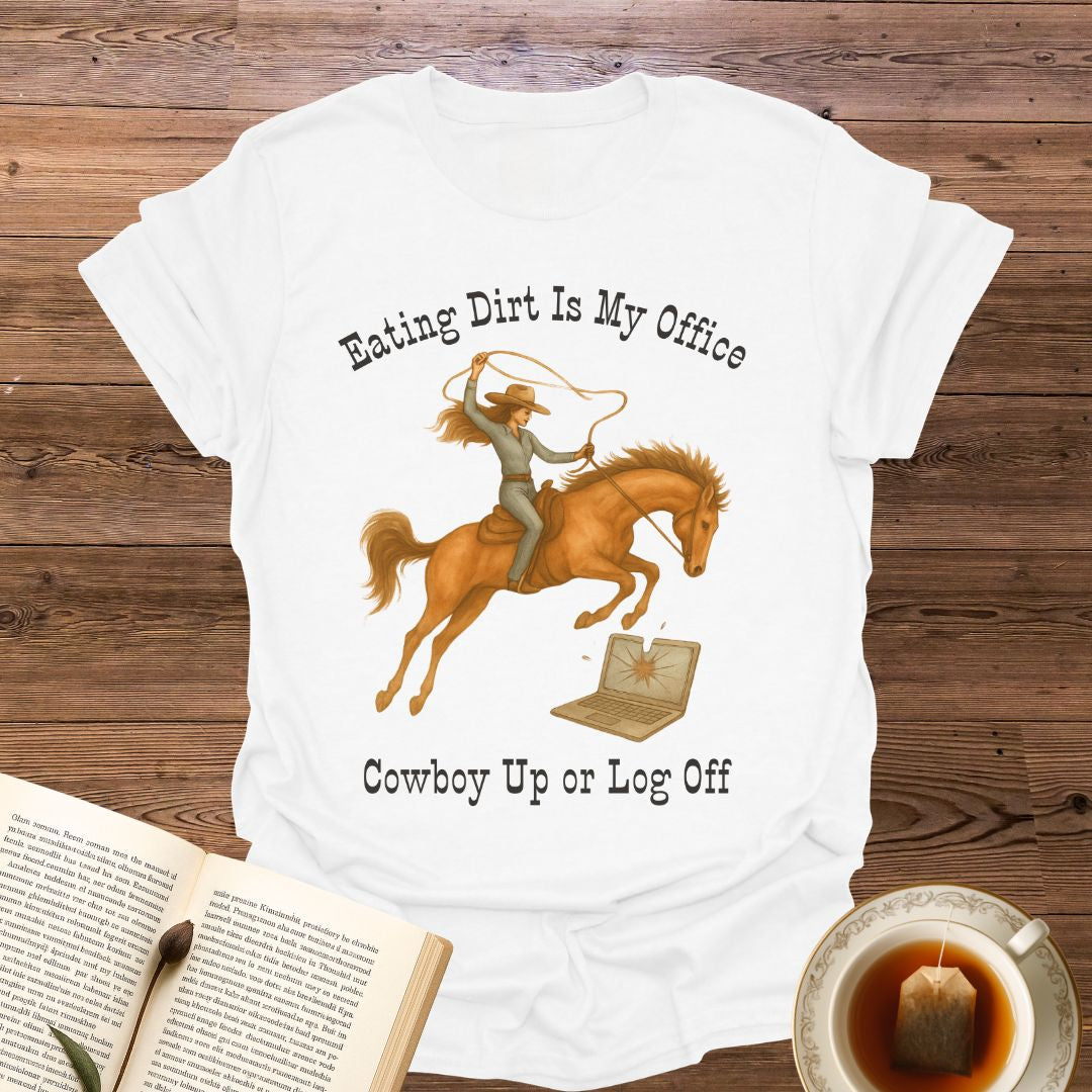 Cowboy Up Or Log Off T-Shirt