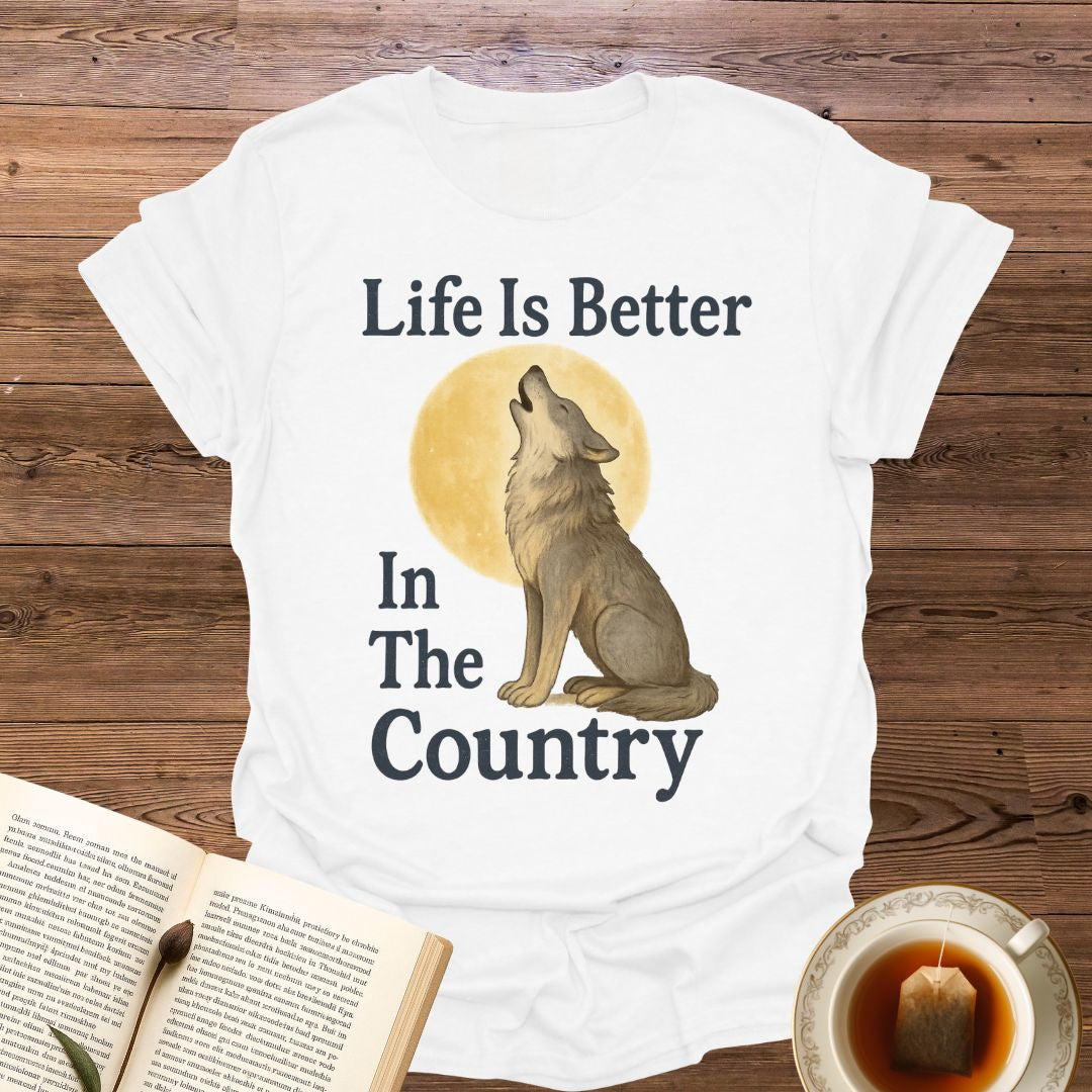 Life Is Better Wolf - Classic T-Shirt