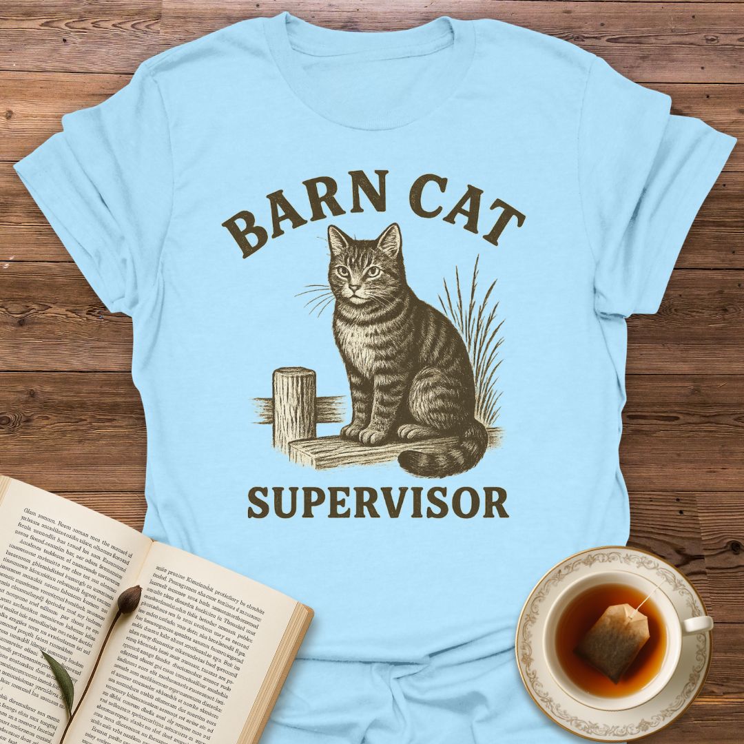 Barn Cat Supervisor - Classic T-Shirt