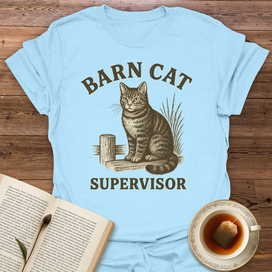 Barn Cat Supervisor - Classic T-Shirt