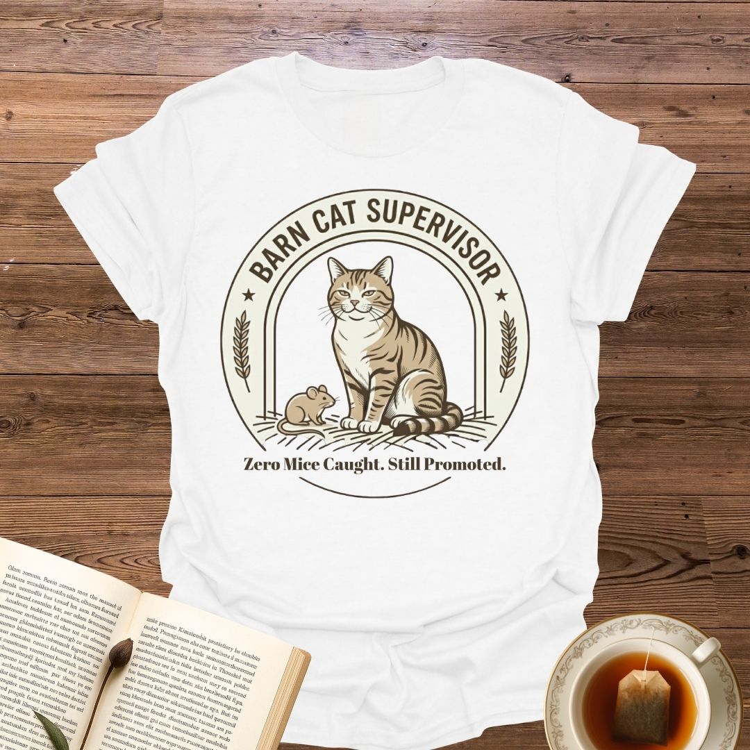 Barn Cat Supervisor T-Shirt