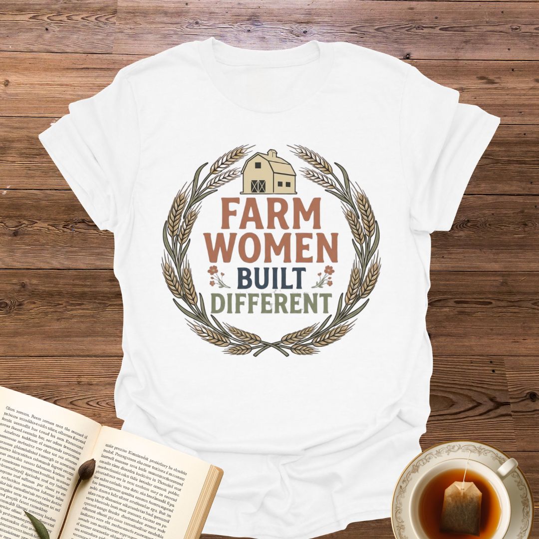 Farm Women Built Different T-Shirt