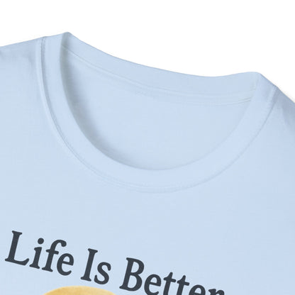 Life Is Better Wolf - Classic T-Shirt