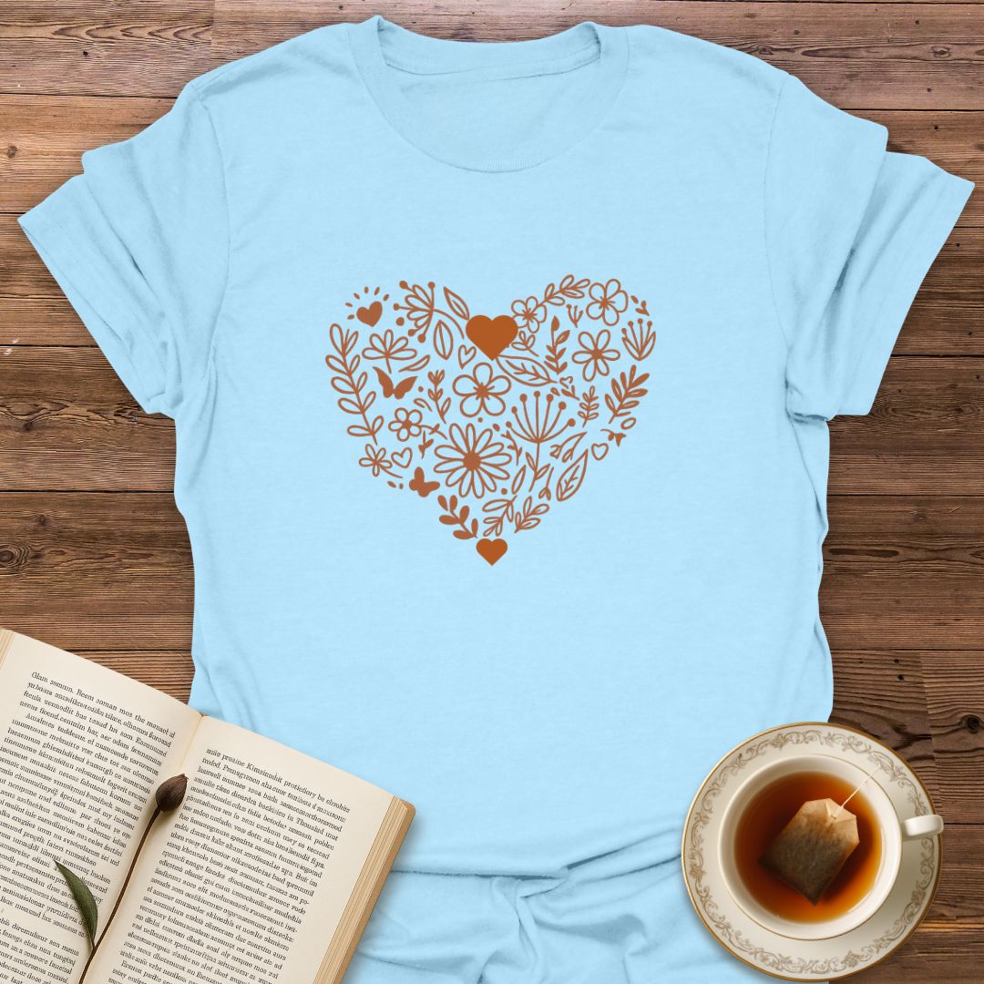 Flower Heart - Classic T-Shirt