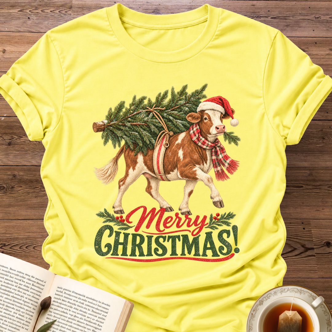 Cow Christmas T-Shirt