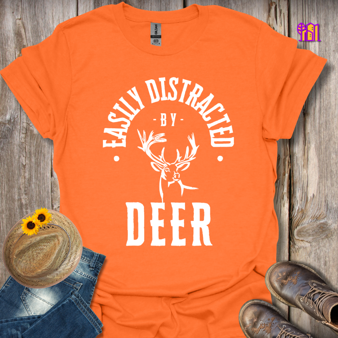 Easily Distracted By Deer T-Shirt