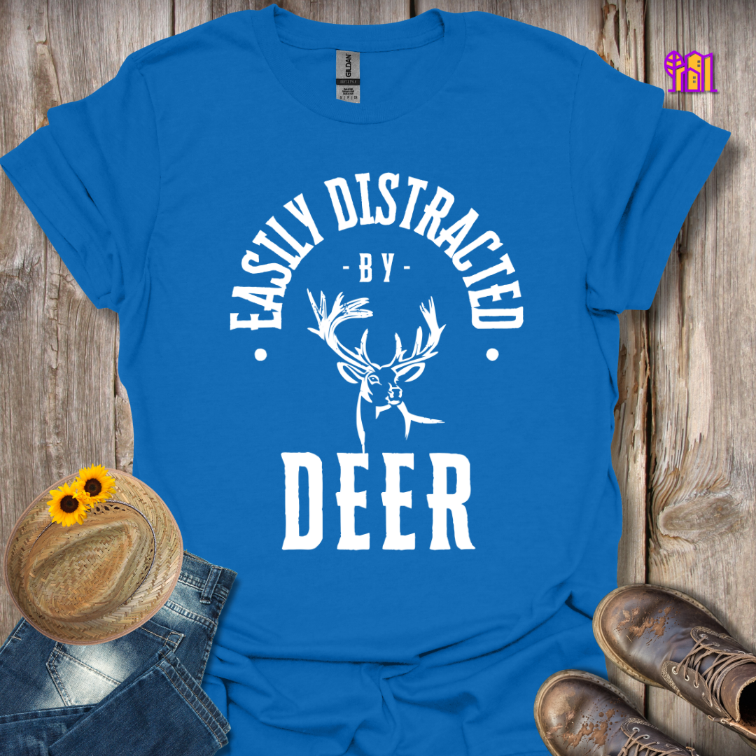 Easily Distracted By Deer T-Shirt