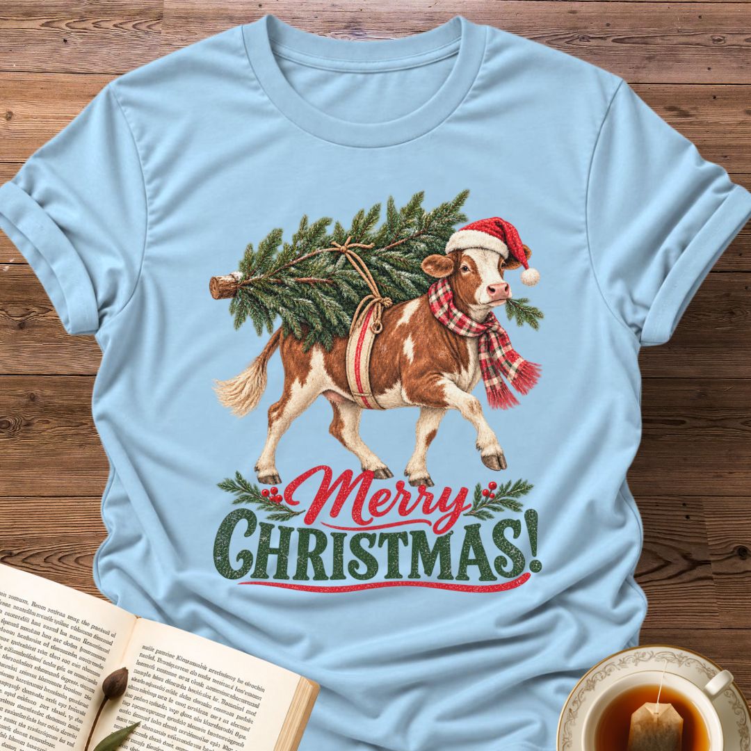 Cow Christmas T-Shirt